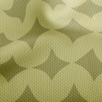 Bent Water Pipe Athletic Mesh Flat Back