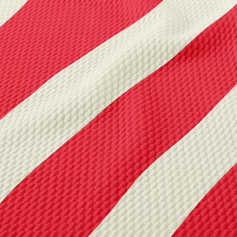 Diagonal Stripes Birdseye Piqué
