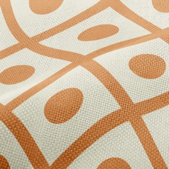 Round Dots Squares Performance Linen