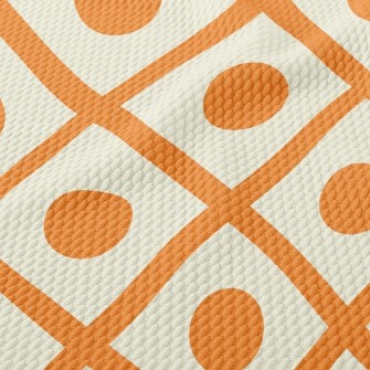 Round Dots Squares Birdseye Piqué