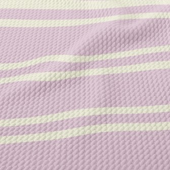 Soft Tone Stripes Birdseye Piqué