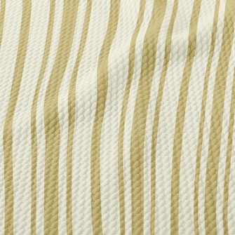 Thick And Thin Deformed Stripe Birdseye Piqué