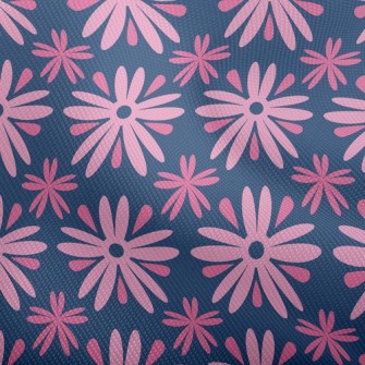 Playful Pink Flower Dobby