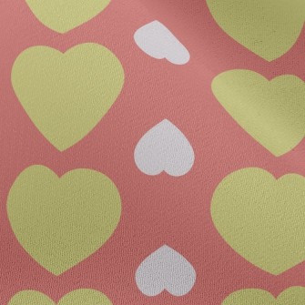 Arrange Hearts Upside Down Chiffon