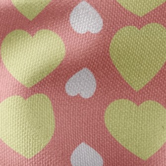 Arrange Hearts Upside Down Waterproof Canvas