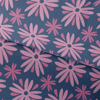 Playful Pink Flower Waterproof Oxford