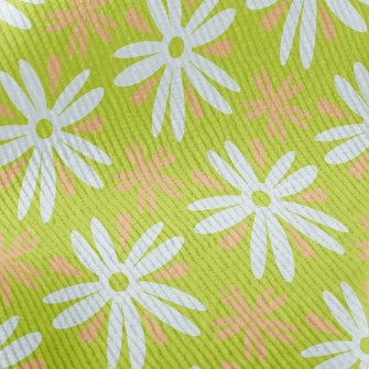 Elegant Little White Flowers Standard Corduroy