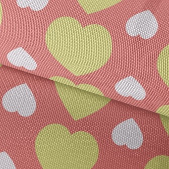 Arrange Hearts Upside Down Waterproof Oxford