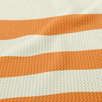 Serious Horizontal Stripes Birdseye Piqué