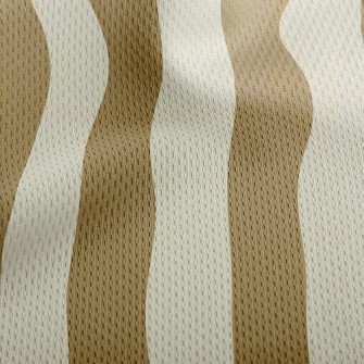 Straight Stripes Athletic Mesh Flat Back
