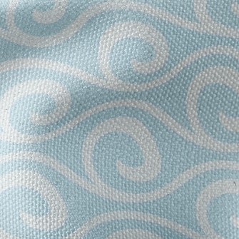 Curly Sea Waves Waterproof Canvas