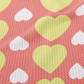 Arrange Hearts Upside Down Birdseye Piqué