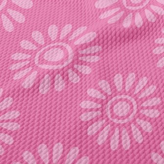Sweet Sun Flower Birdseye Piqué