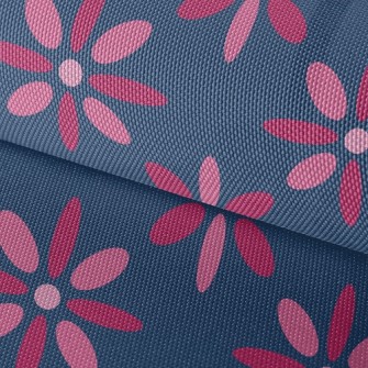 Playful Big Pink Flower Waterproof Oxford