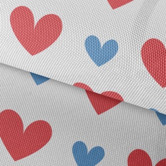 Lively Two-Color Love Waterproof Oxford