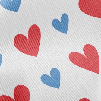 Lively Two-Color Love Standard Corduroy