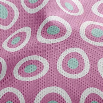 Big And Small Dots Athletic Mesh Flat Back