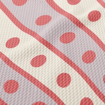 Polka Dot Twill Birdseye Piqué