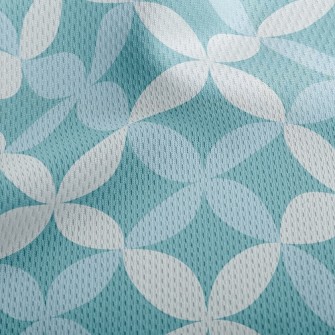 Long Ellipse Combination Athletic Mesh Flat Back