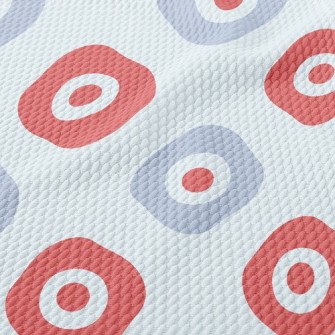 Square Wrapped Dots Birdseye Piqué