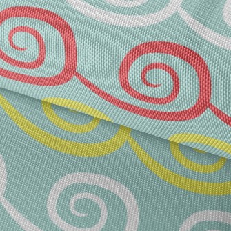 Tricolor Cirrus Clouds Waterproof Oxford