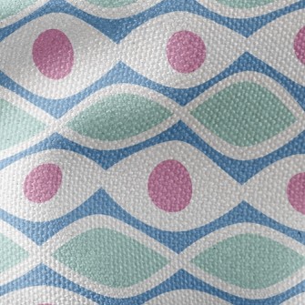 Mysterious Little Waves Waterproof Canvas