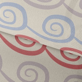Tricolor Cirrus Clouds Waterproof Oxford