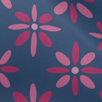 Playful Big Pink Flower Chiffon