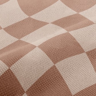 Checkerboard Rhombus Performance Linen
