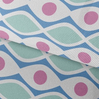 Mysterious Little Waves Waterproof Oxford