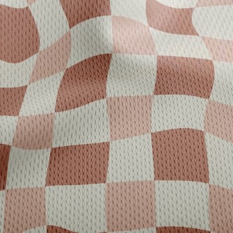 Cubes Of Different Sizes Athletic Mesh Flat Back