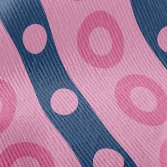 Strips Of Dots Standard Corduroy