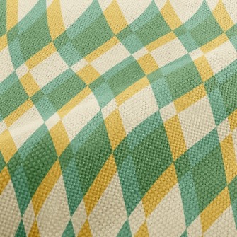 Stacked Diamond Performance Linen