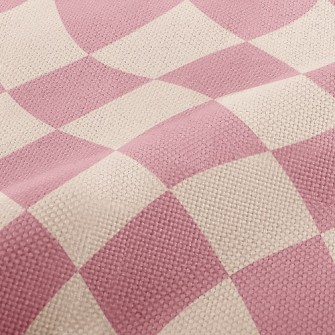 Checkerboard Rhombus Performance Linen