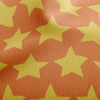 Shine Star Athletic Mesh Flat Back
