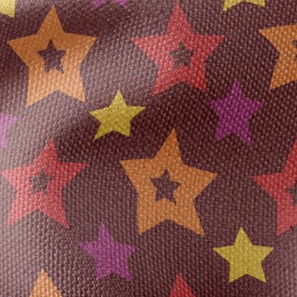 Colorful Hollow Stars Waterproof Canvas