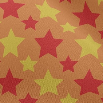 Arrange Stars Diagonally Chiffon