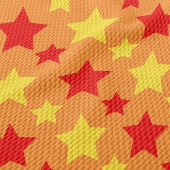 Arrange Stars Diagonally Birdseye Piqué