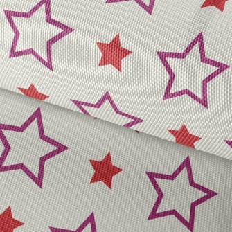 Cute Size Stars Waterproof Oxford