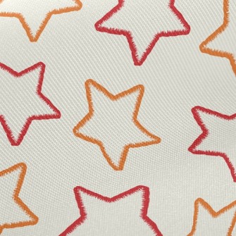 Two Color Line Stars Twill