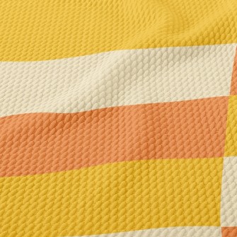 Stacked Rectangular Blocks Birdseye Piqué