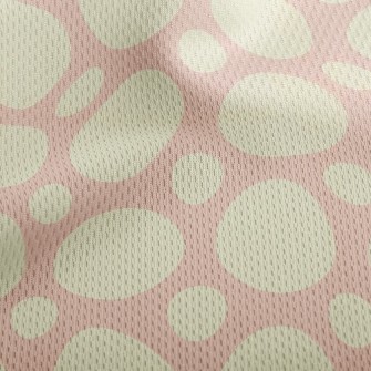 Cute Polka Dots Athletic Mesh Flat Back