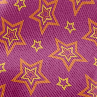 Multi-Layer Empty Star Standard Corduroy