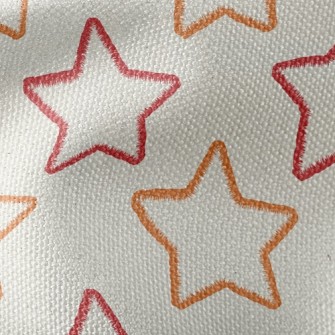 Two Color Line Stars Waterproof Canvas