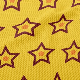 Shiny Double Star Birdseye Piqué