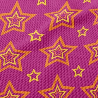 Multi-Layer Empty Star Birdseye Piqué