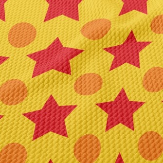 Stars Dots Birdseye Piqué