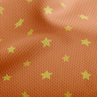 Mini Star Athletic Mesh Flat Back