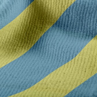 Fluorescent Diagonal Stripes Terry