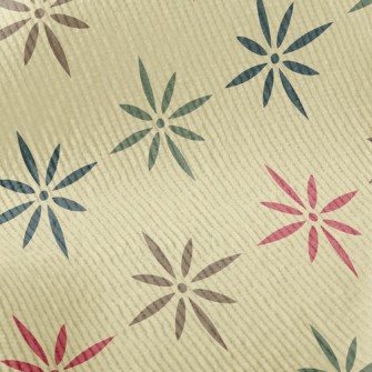 Shiny Four-Color Star Standard Corduroy